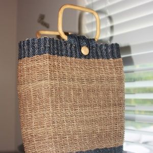 Vintage Woven grass handbag
